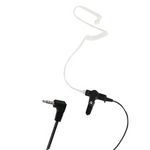 Economy Range Acoustic Tube Listen Only Earpiece With 3.5mm Right Angle Jack Plug.