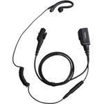 Hytera EHN16 C-Style Detachable Earpiece with In-line PTT and Microphone.