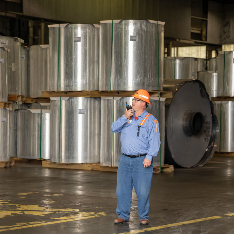 Man using the Motorola ION