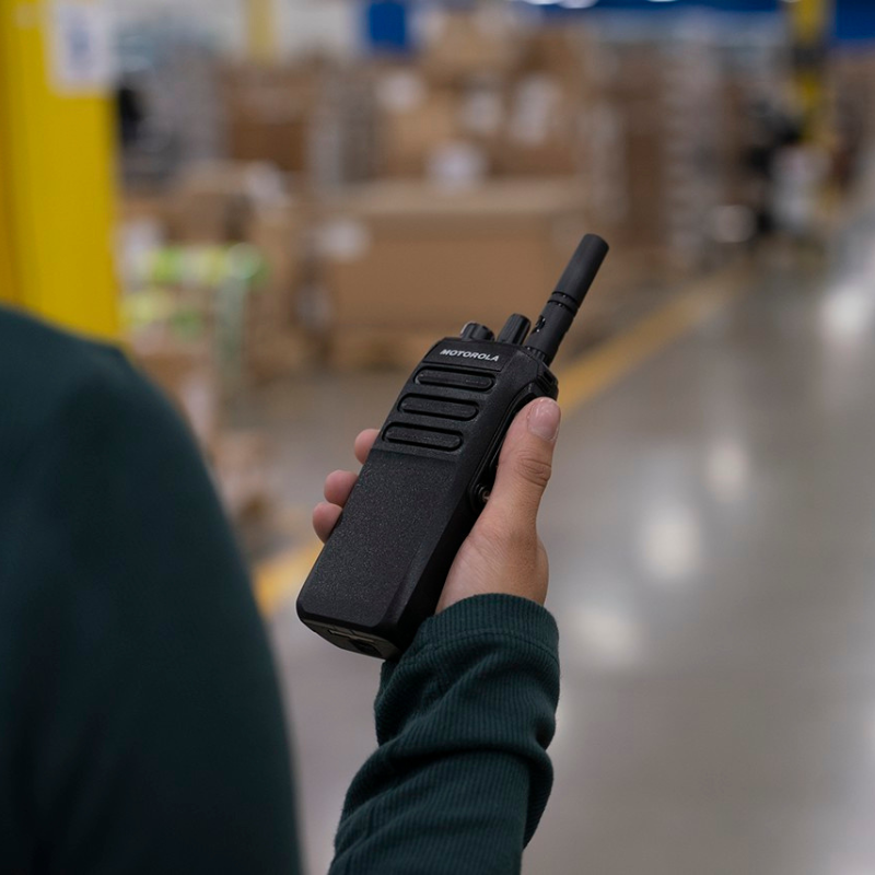 Someone holding the Motorola R7