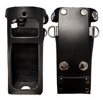 Economy Range Hard Leather Case with Flap, D-Rings and Belt Loop, PD795 EX.