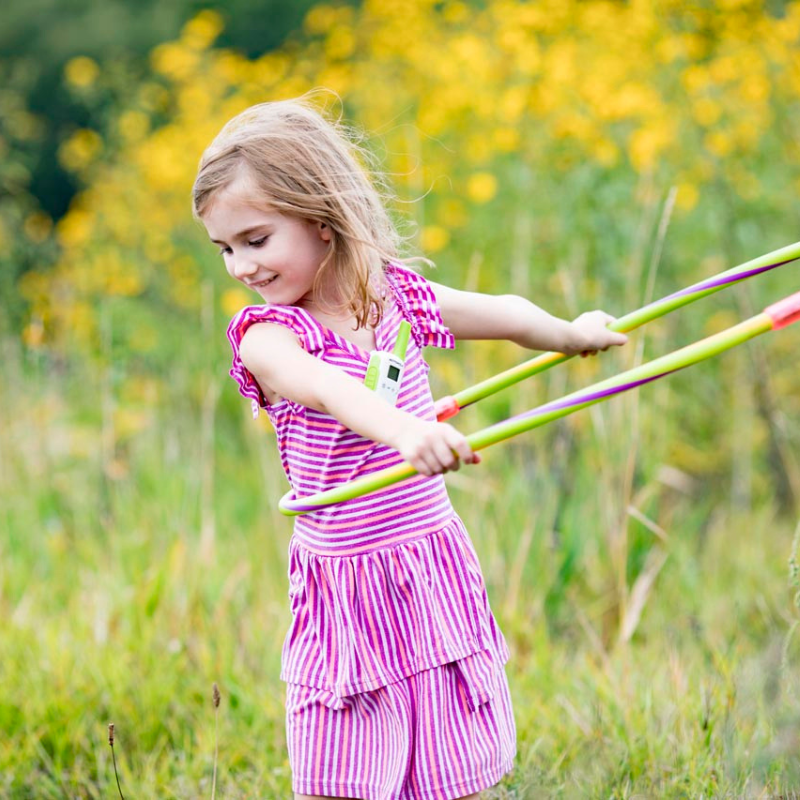 A kid using the T42
