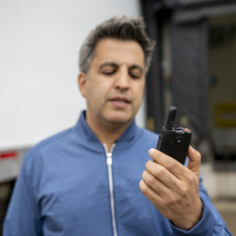 A man using the TLK100