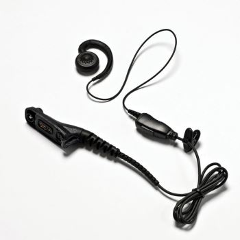 Motorola DP4000 Series Mag One Swivel Earpiece With Mic and PTT