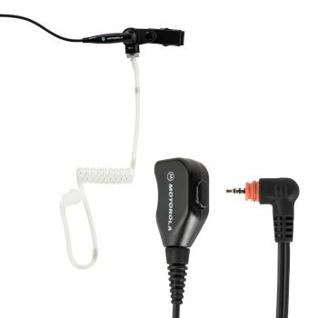 Motorola SL1600 SL2600 2-Wire Earpiece With Clear Acoustic Tube and PTT