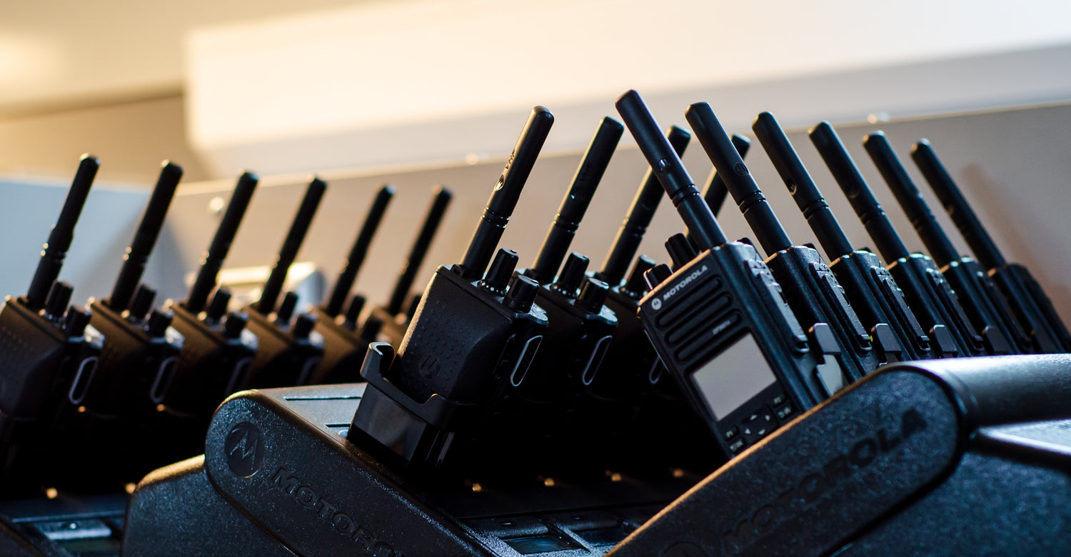 Multiple Motorola radios in multiple multi chargers