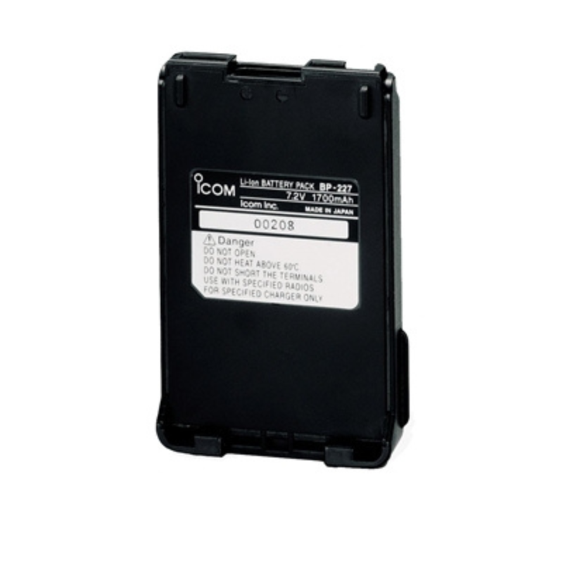 Icom BP-227AXD 1700mAh Li-Ion Battery ATEX.