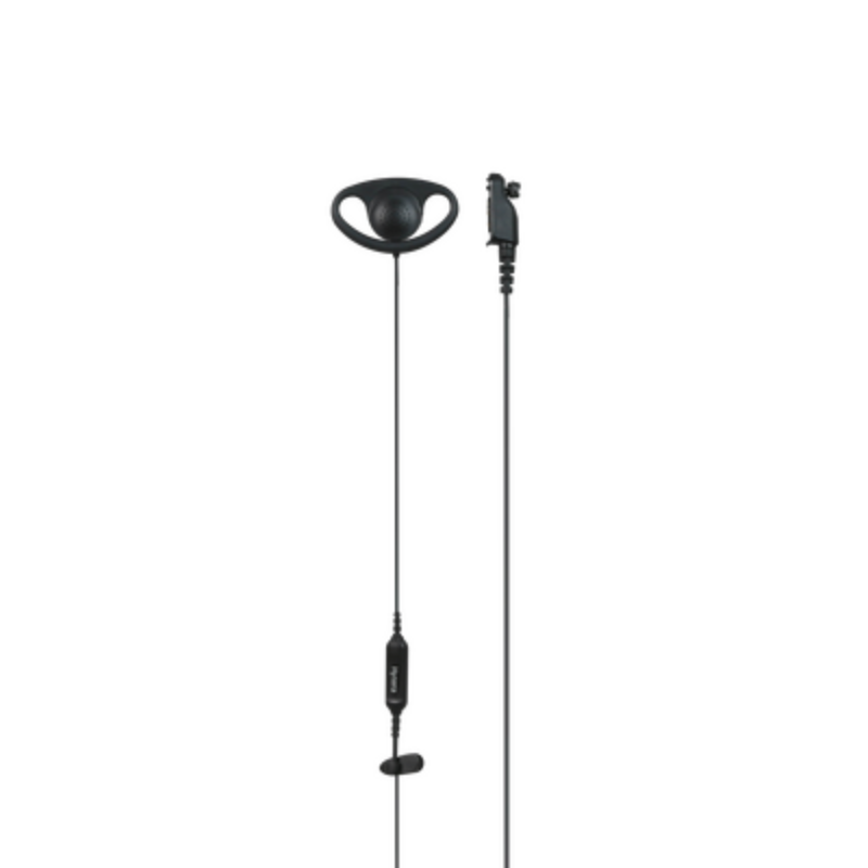 Hytera EHN37-P D-Shape with in-line MIC PTT.