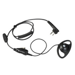Motorola HKLN4599A CLP CLK D-Style Earpiece with In-Line Microphone and PTT.