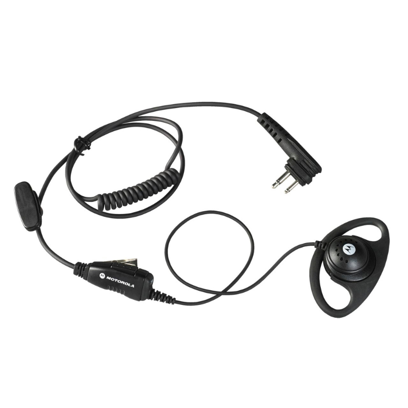 Motorola HKLN4599A CLP CLK D-Style Earpiece with In-Line Microphone and PTT.