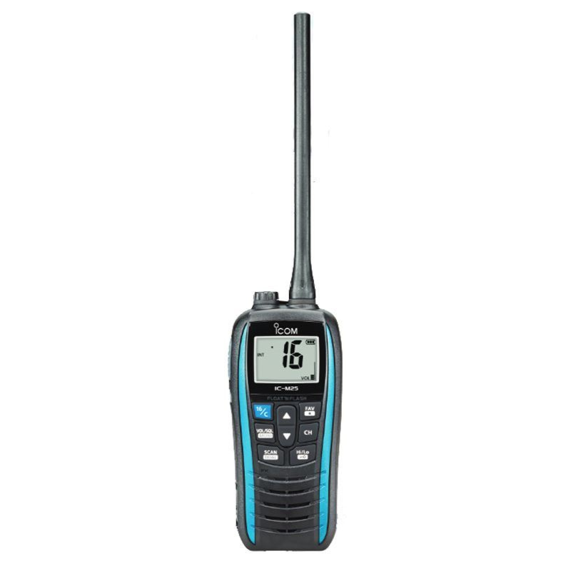 Icom IC-M25 VHF Buoyant Marine Transceiver.