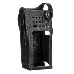 Motorola PMLN5838A Hard Leather Display Carry Case With 3 Inch Belt Loop.