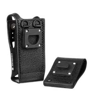 Motorola PMLN5840A Hard Leather Display Case With 3-Inch Swivel Belt Loop.