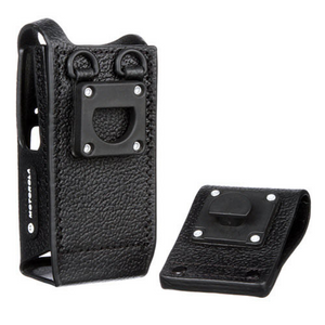 Motorola PMLN5842A Hard Leather Non Display Case With 2.5 Inch Swivel Belt Loop.