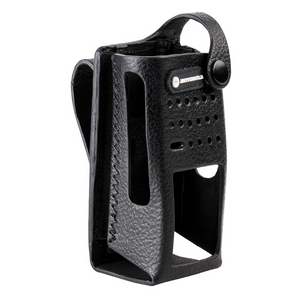 Motorola PMLN5863A Hard Leather Carry Case With Fixed Belt Loop.