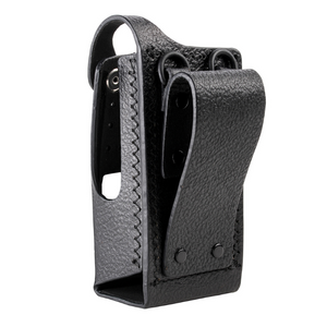 Motorola PMLN5863A Hard Leather Carry Case With Fixed Belt Loop.