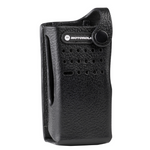Motorola PMLN5864A Hard Leather Carry Case With Fixed Belt Loop.
