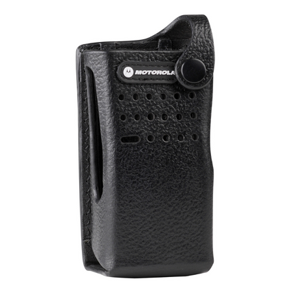 Motorola PMLN5864A Hard Leather Carry Case With Fixed Belt Loop.