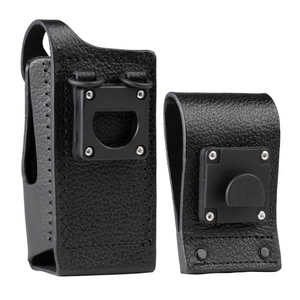 Motorola PMLN5865A Hard Leather Carry Case With 3" Swivel Belt Loop.