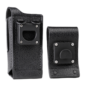Motorola PMLN5866A Hard Leather Carry Case With 3" Swivel Belt Loop.