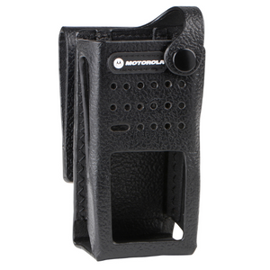 Motorola PMLN5867A Hard Leather Carry Case With 2.5" Swivel Belt Loop.