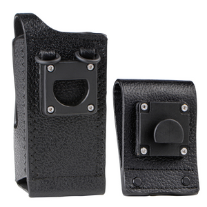 Motorola PMLN5867A Hard Leather Carry Case With 2.5" Swivel Belt Loop.