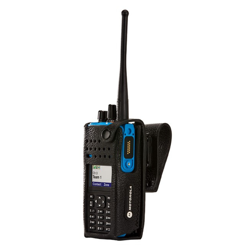 Motorola PMLN6086A ATEX Hard Leather Carry Case With Swivel Belt Loop (Non Display Radio).