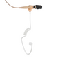 Motorola PMLN6445A 2-Wire Earpiece Beige With Clear Acoustic Tube.
