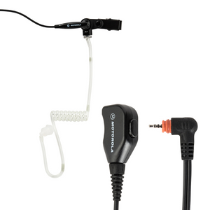 Motorola PMLN7157A 2-Wire Earpiece With Clear Acoustic Tube and PTT.