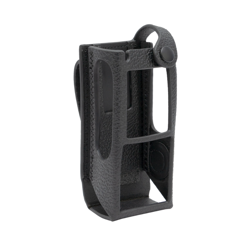 Motorola PMLN8299A Hard Leather Carry Case, 3" Swivel Belt Loop, Display.
