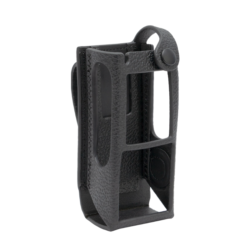 Motorola PMLN8300A Hard Leather Carry Case, 2.5" Swivel Belt Loop, Display.