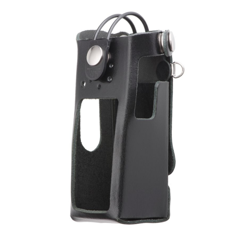 Economy Range Hard Leather Case with D-Rings and Belt Loop, DP4800.