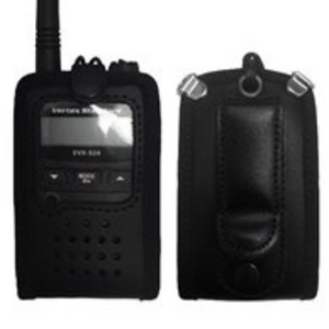 Economy Range Soft Leather Case with D-Rings and Spring Belt Clip, EVX-S24.