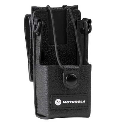 Motorola RLN5385B Hard Leather Carry Case with Swivel Belt Loop.