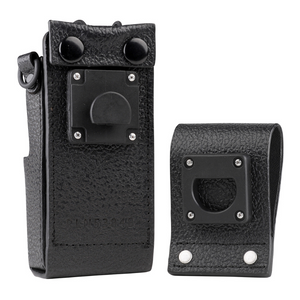 Motorola RLN5384B Hard Leather Carry Case with Swivel Belt Loop.