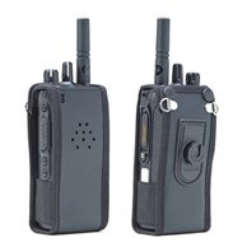 Economy Range Soft Leather Case with D-Rings and Klick Fast Connector & Dock, R7 NKP STD Batt.