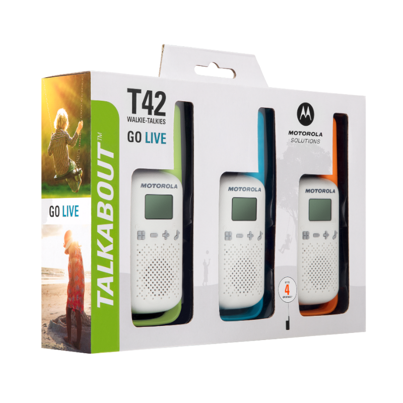 Motorola TALKABOUT T42 PMR adóvevő rádió - kék Motorola TALKABOUT T42 PMR adóvevő rádió - kék