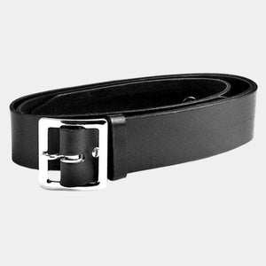 Motorola 1.75 Inch Black Leather Belt.