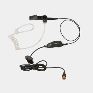 Motorola BDN6720A 1-Wire Ear Hook Receive Only In Black.