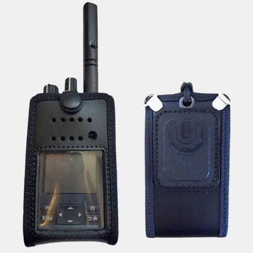 Economy Range Motorola DP3661E Klick Fast Soft Leather Case.