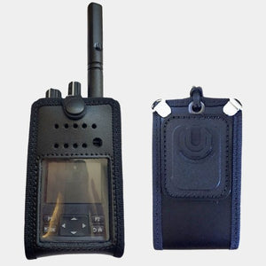 Economy Range Motorola DP3661E Klick Fast Soft Leather Case.