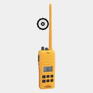 Icom IC-GM1600E GMDSS Survival Craft VHF MED Approved Handheld Radio.