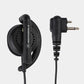 Motorola BDN6720A 1-Wire Ear Hook Receive Only In Black.